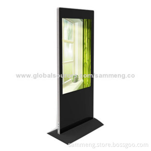 Double-side, 55-inch LCD Advertising Player, One Panel with Two Display Sides